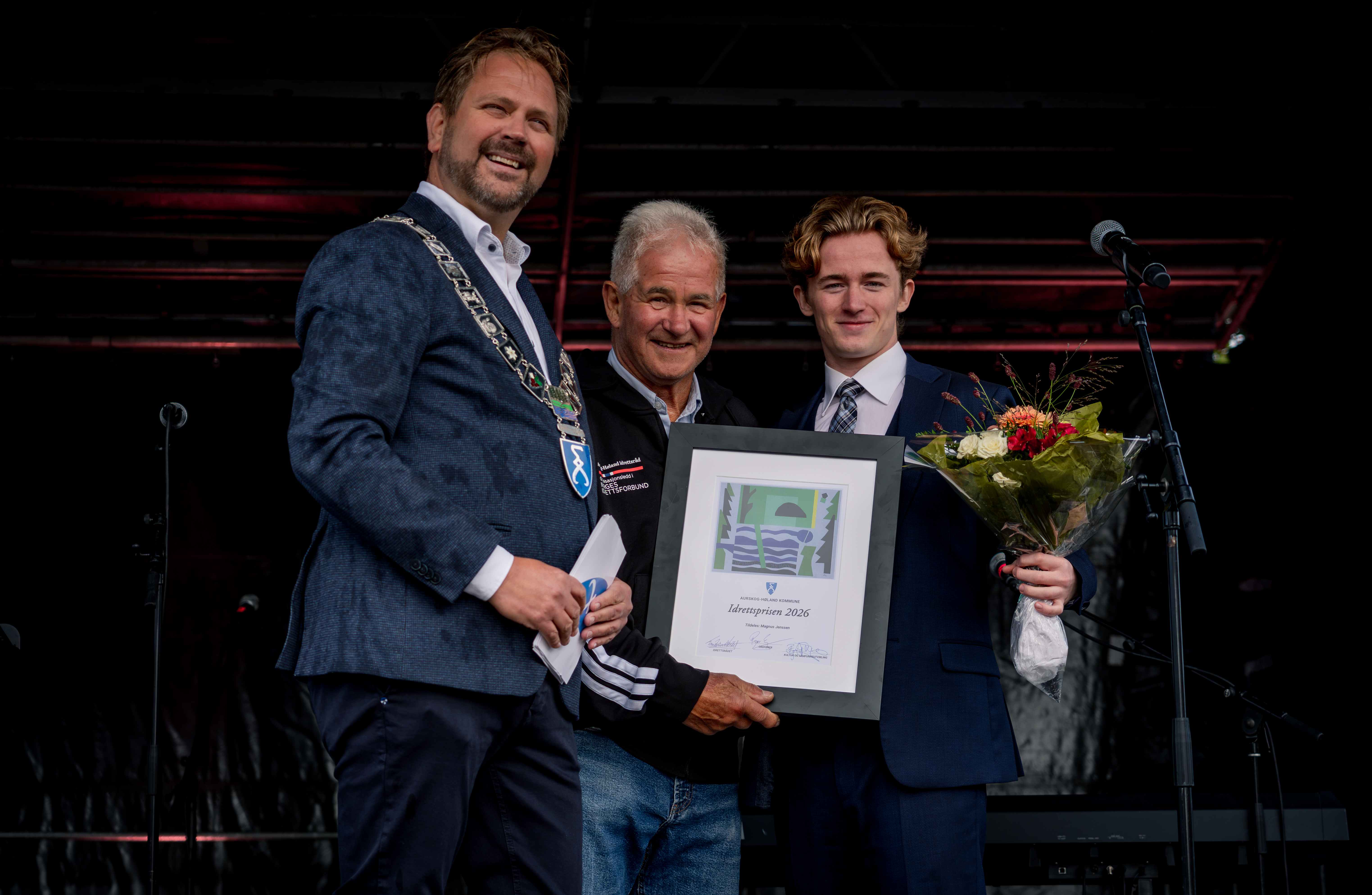 tildeling av   Idrettspris magnus Jenssen