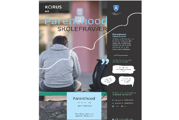 plakat med info