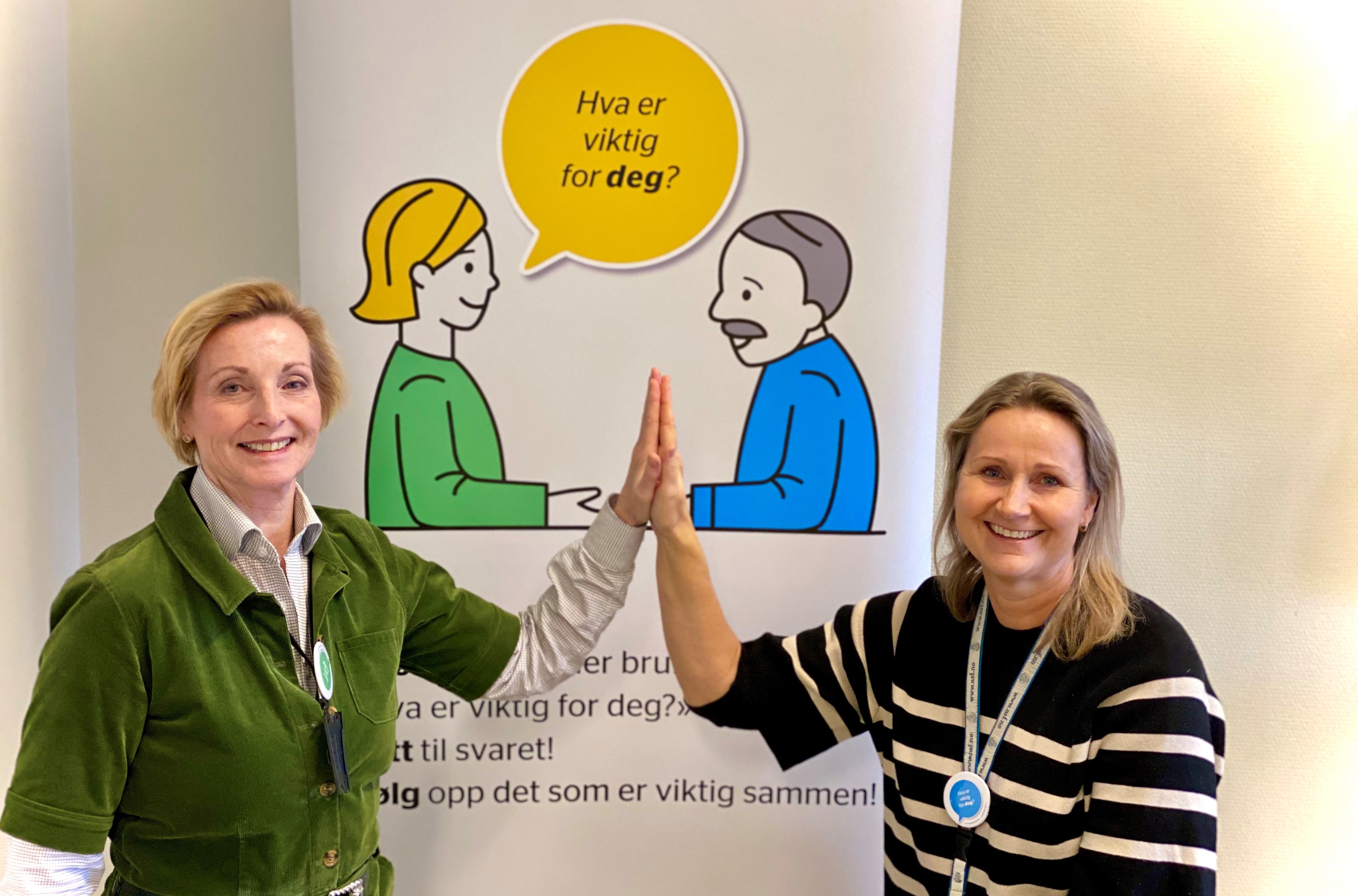 To damer som forsker på hverdagsrehabilitering